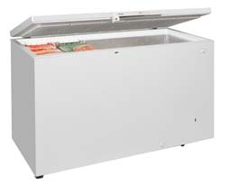 Tefcold GM500 chest freezer open